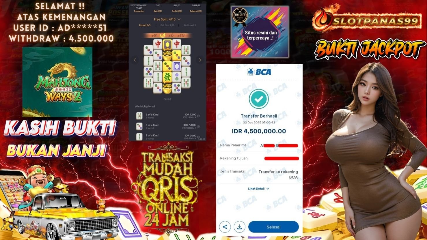 SLOTPANAS99 JACKPOT SLOT MAHJONG WAYS 2